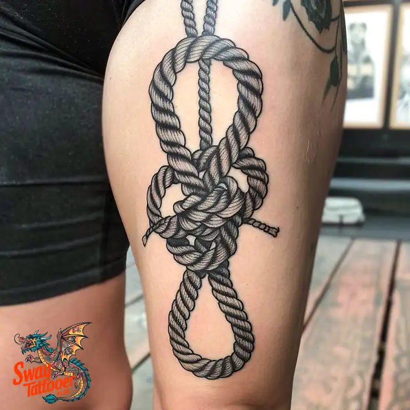75 Rope Tattoo Design Ideas: Meaning, History and More 64 Rope Tattoo