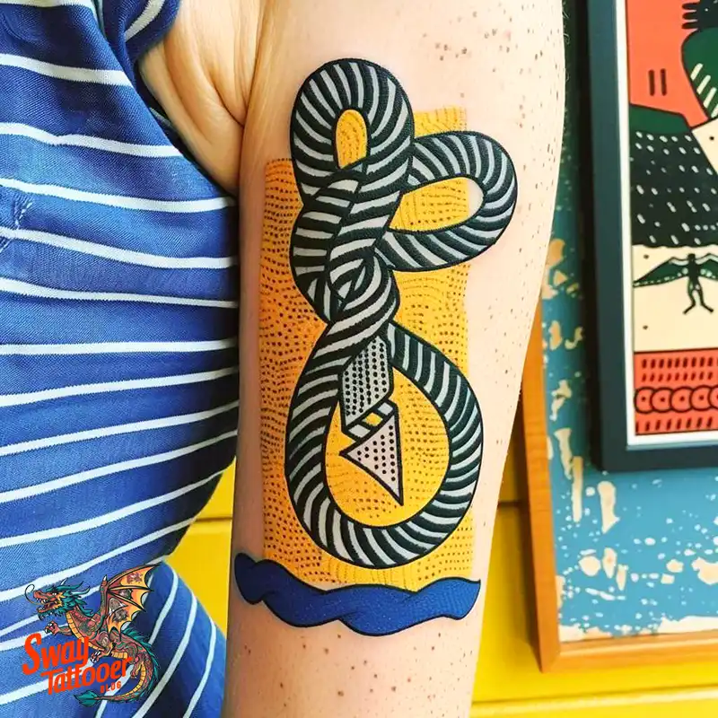 75 Rope Tattoo Design Ideas: Meaning, History and More 54 Rope Tattoo