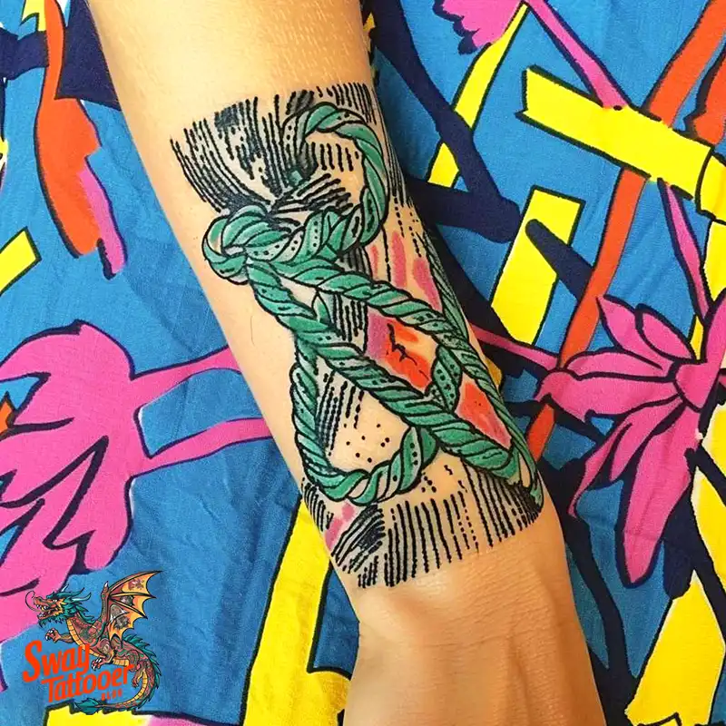 75 Rope Tattoo Design Ideas: Meaning, History and More 40 Rope Tattoo