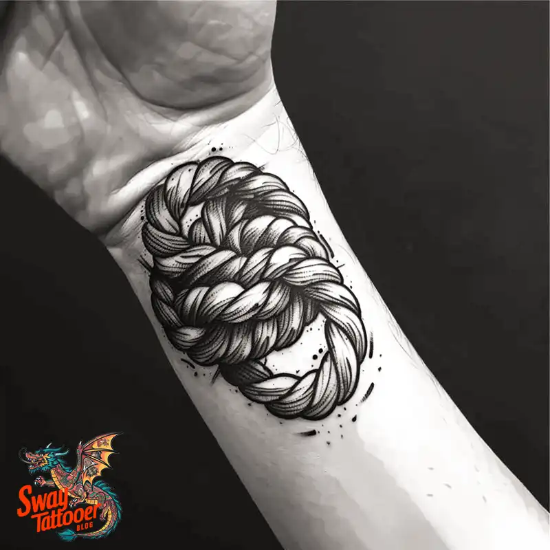 75 Rope Tattoo Design Ideas: Meaning, History and More 37 Rope Tattoo