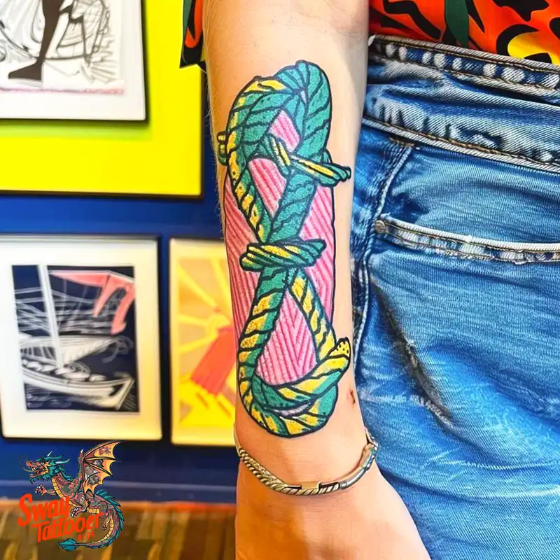 75 Rope Tattoo Design Ideas: Meaning, History and More 36 Rope Tattoo