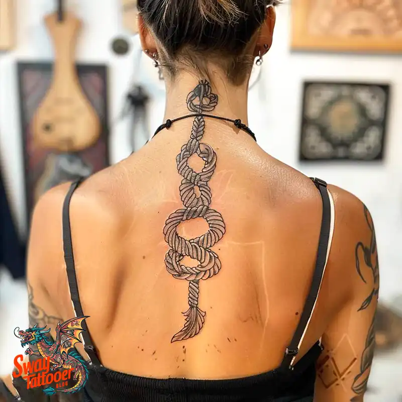 75 Rope Tattoo Design Ideas: Meaning, History and More 3 Rope Tattoo