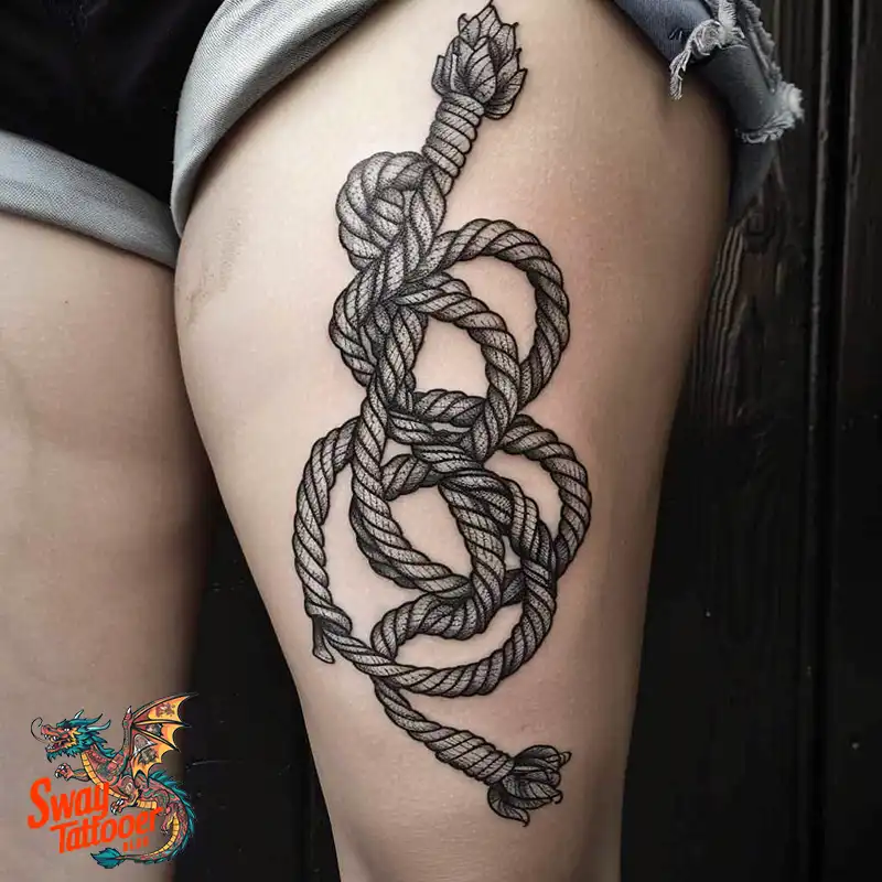 75 Rope Tattoo Design Ideas: Meaning, History and More 65 Rope Tattoo