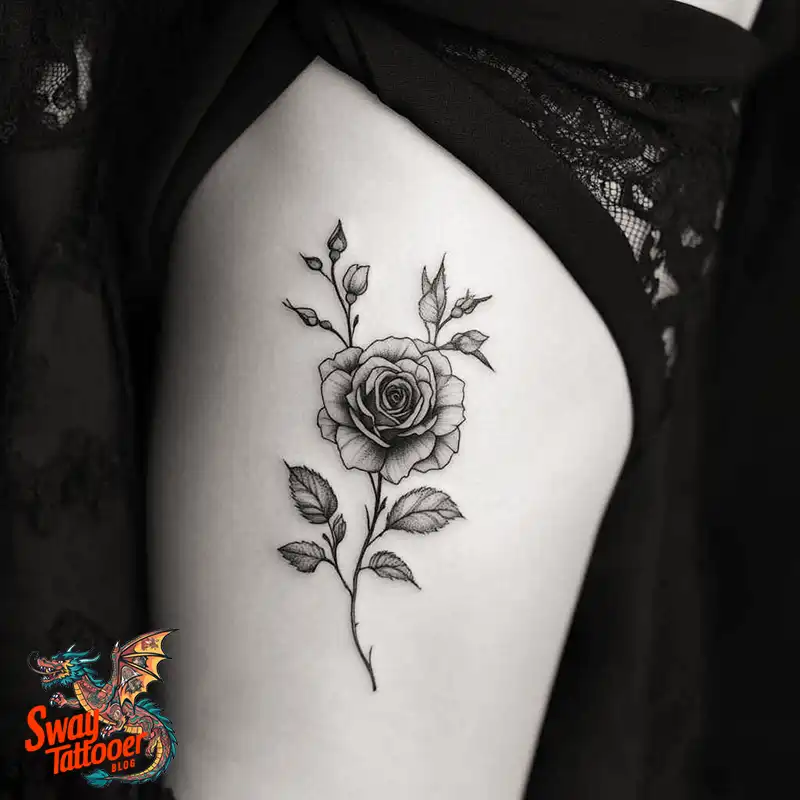 500 Rose Tattoos Design Ideas: Timeless Beauty & Symbolism 417 rose107