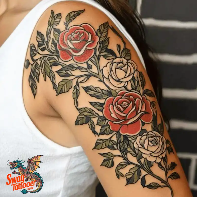 500 Rose Tattoos Design Ideas: Timeless Beauty & Symbolism 345 rose181