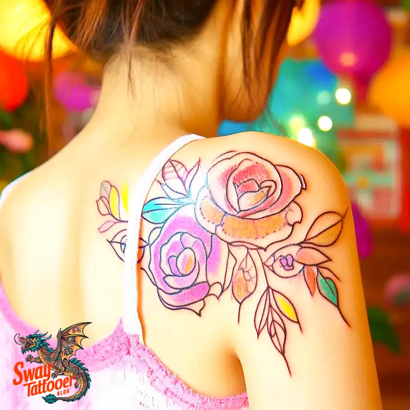 500 Rose Tattoos Design Ideas: Timeless Beauty & Symbolism 215 Rose Tattoo