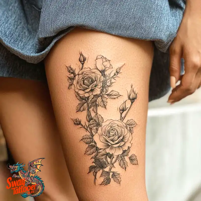 500 Rose Tattoos Design Ideas: Timeless Beauty & Symbolism 193 Rose Tattoo