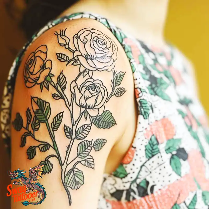 500 Rose Tattoos Design Ideas: Timeless Beauty & Symbolism 115 Rose Tattoos