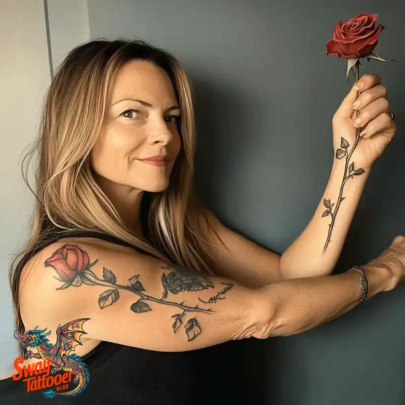 500 Rose Tattoos Design Ideas: Timeless Beauty & Symbolism 91 Rose Tattoos