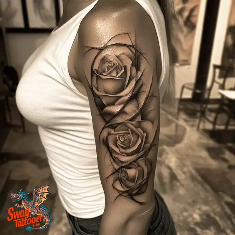 500 Rose Tattoos Design Ideas: Timeless Beauty & Symbolism 44 Rose Tattoos