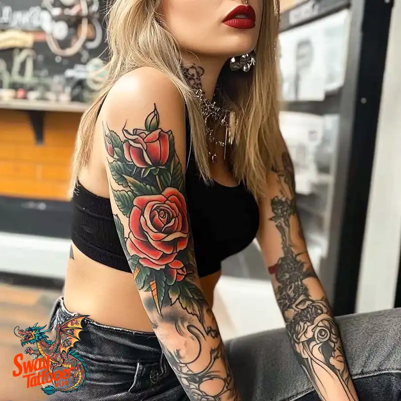 500 Rose Tattoos Design Ideas: Timeless Beauty & Symbolism 12 Rose Tattoos