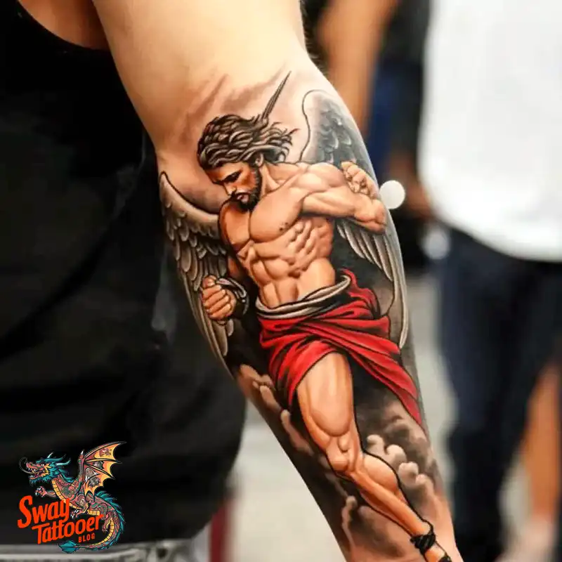 100 Saint Michael Tattoo Designs: The Archangel in Ink Styles 91 St Michael Tattoo