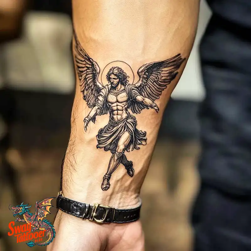 100 Saint Michael Tattoo Designs: The Archangel in Ink Styles 78 St Michael Tattoo