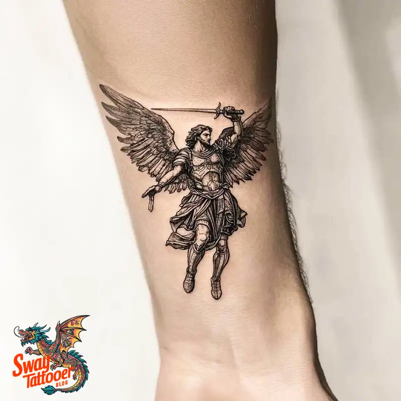 100 Saint Michael Tattoo Designs: The Archangel in Ink Styles 73 St Michael Tattoo