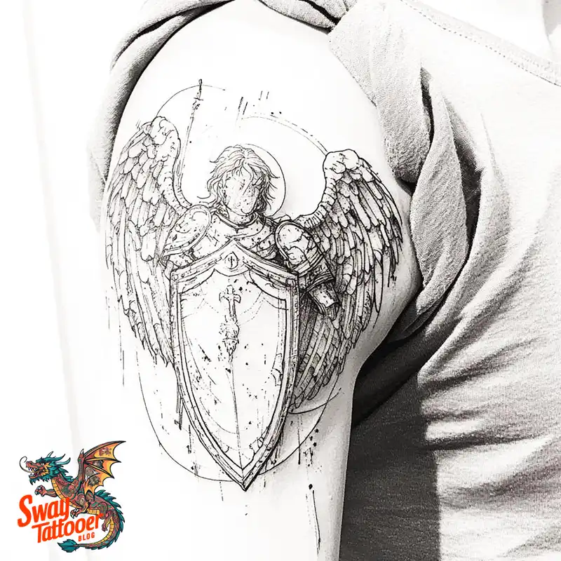 100 Saint Michael Tattoo Designs: The Archangel in Ink Styles 75 St Michael Tattoo