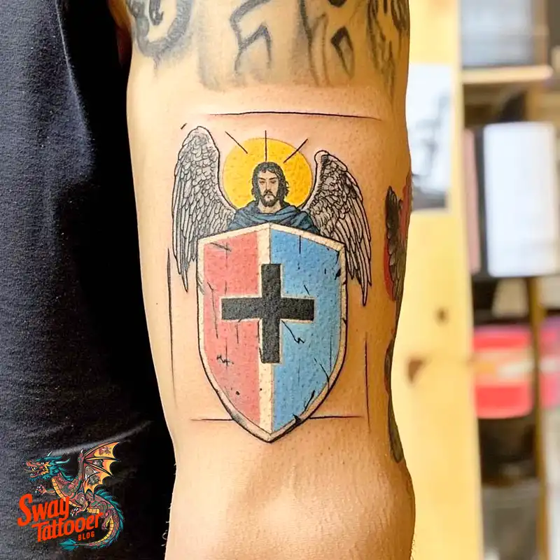 100 Saint Michael Tattoo Designs: The Archangel in Ink Styles 77 St Michael Tattoo