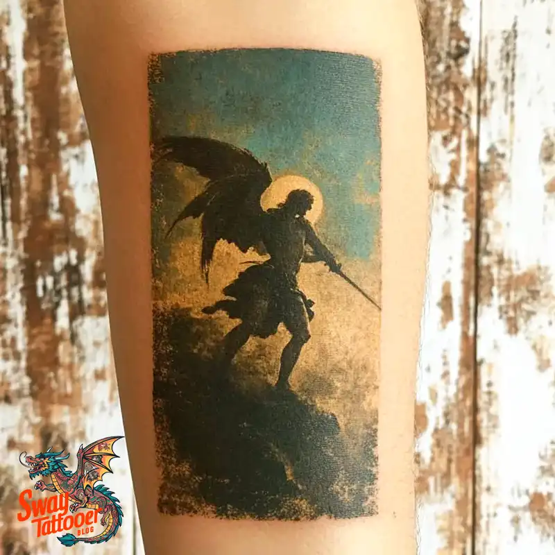 100 Saint Michael Tattoo Designs: The Archangel in Ink Styles 64 St. Michael Tattoo