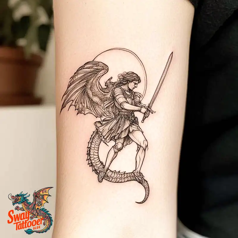 100 Saint Michael Tattoo Designs: The Archangel in Ink Styles 63 St. Michael Tattoo