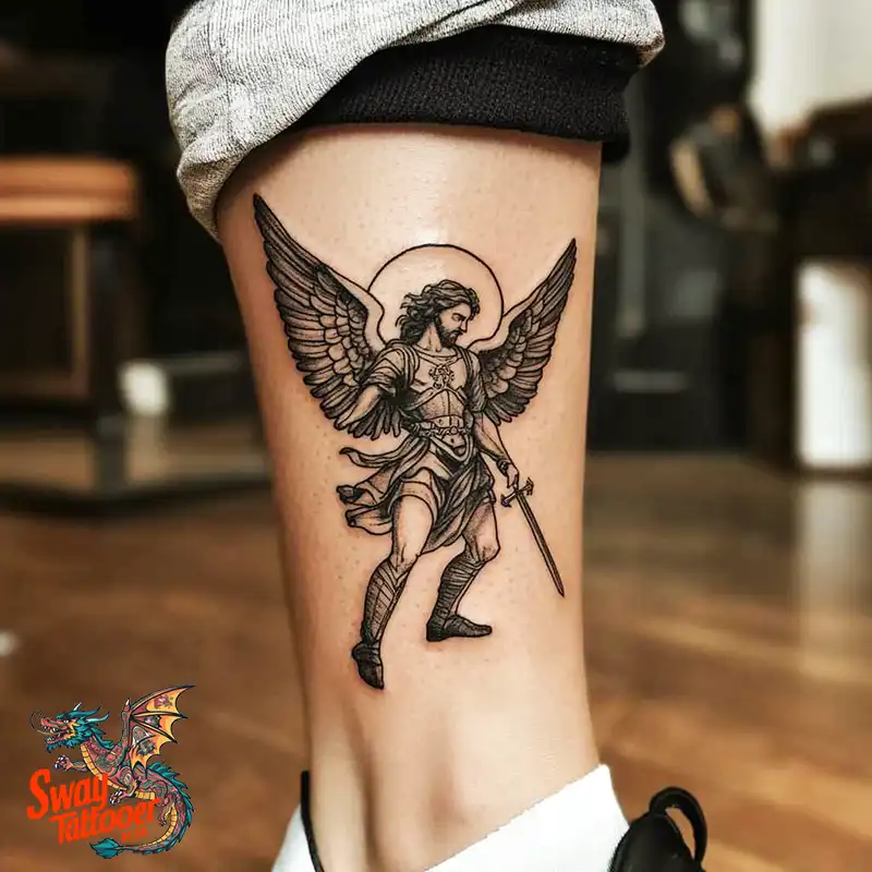 100 Saint Michael Tattoo Designs: The Archangel in Ink Styles 46 St. Michael Tattoo