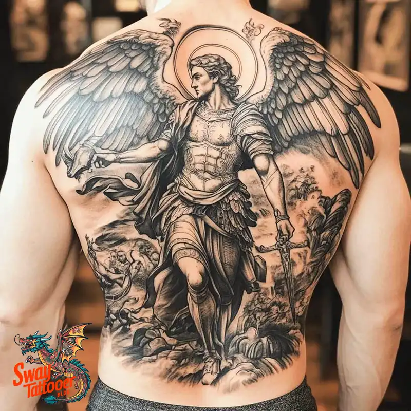 100 Saint Michael Tattoo Designs: The Archangel in Ink Styles 50 St. Michael Tattoo