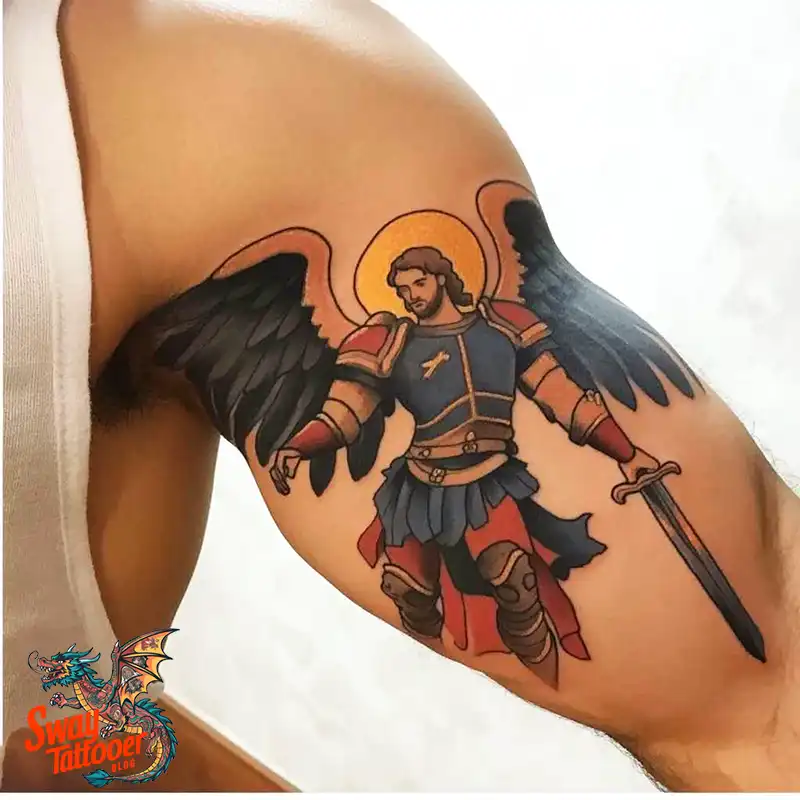 100 Saint Michael Tattoo Designs: The Archangel in Ink Styles 49 St. Michael Tattoo