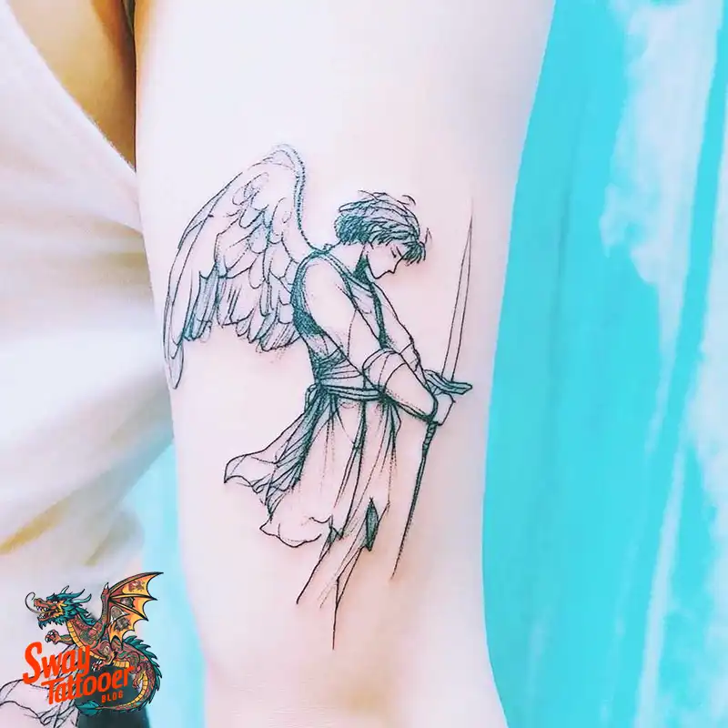 100 Saint Michael Tattoo Designs: The Archangel in Ink Styles 47 St. Michael Tattoo