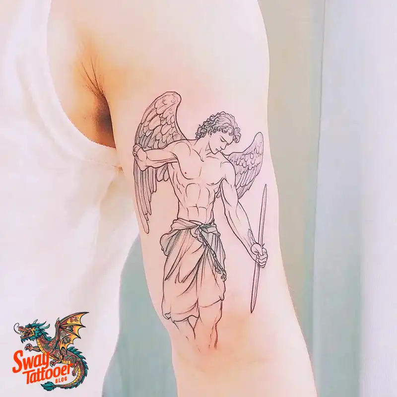 100 Saint Michael Tattoo Designs: The Archangel in Ink Styles 45 St. Michael Tattoo
