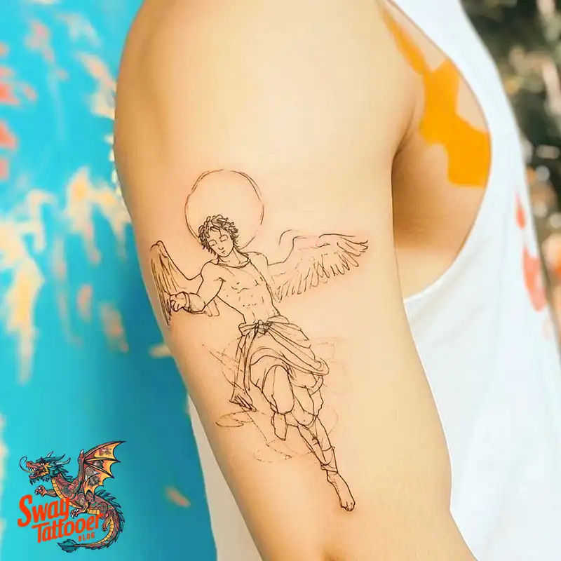 100 Saint Michael Tattoo Designs: The Archangel in Ink Styles 44 St. Michael Tattoo
