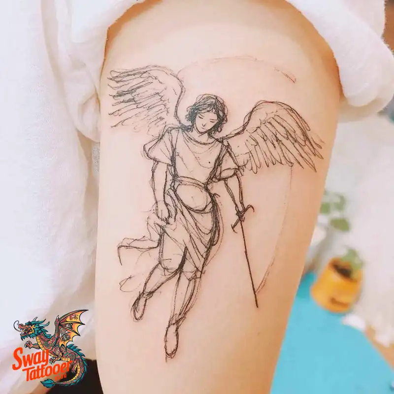 100 Saint Michael Tattoo Designs: The Archangel in Ink Styles 43 St. Michael Tattoo