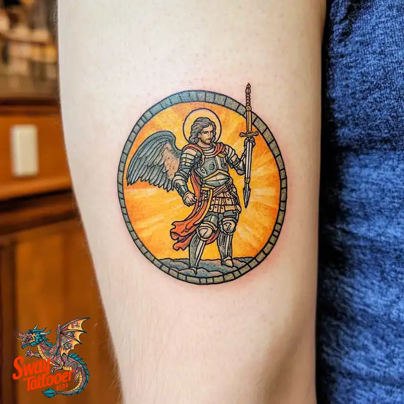 100 Saint Michael Tattoo Designs: The Archangel in Ink Styles 86 St Michael Tattoo