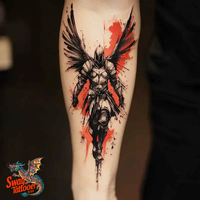 100 Saint Michael Tattoo Designs: The Archangel in Ink Styles 37 Saint Michael Tattoo