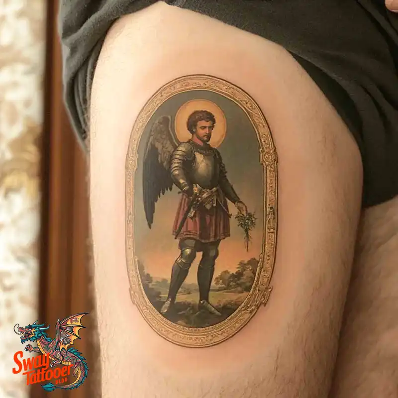 100 Saint Michael Tattoo Designs: The Archangel in Ink Styles 32 Saint Michael Tattoo