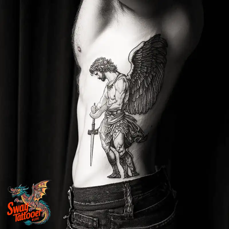 100 Saint Michael Tattoo Designs: The Archangel in Ink Styles 28 Saint Michael Tattoo