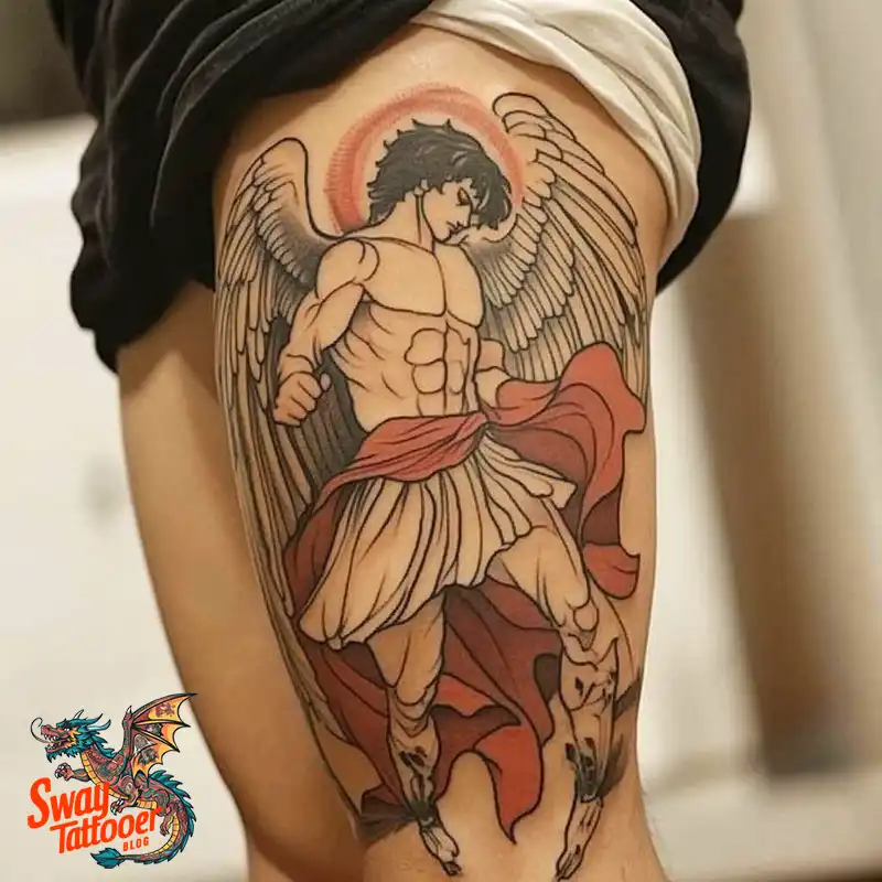 100 Saint Michael Tattoo Designs: The Archangel in Ink Styles 26 Saint Michael Tattoo