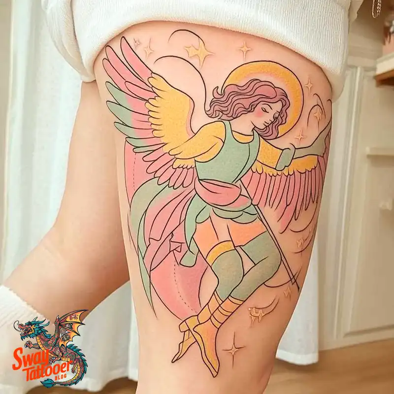 100 Saint Michael Tattoo Designs: The Archangel in Ink Styles 25 Saint Michael Tattoo