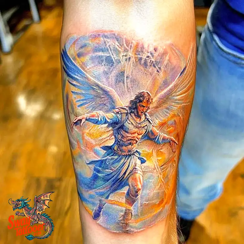 100 Saint Michael Tattoo Designs: The Archangel in Ink Styles 20 Saint Michael Tattoo