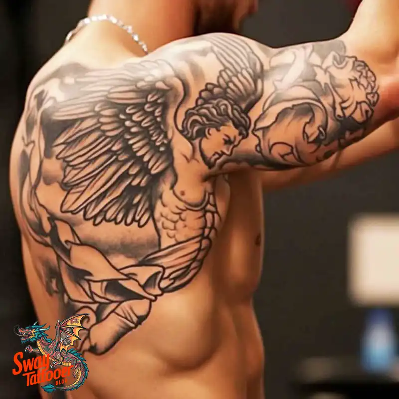 100 Saint Michael Tattoo Designs: The Archangel in Ink Styles 13 Saint Michael Tattoo
