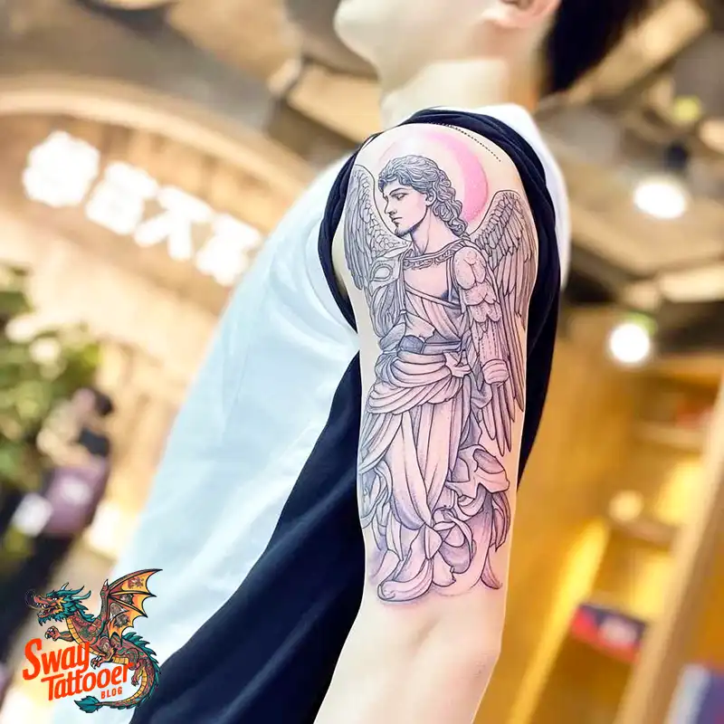 100 Saint Michael Tattoo Designs: The Archangel in Ink Styles 11 Saint Michael Tattoo