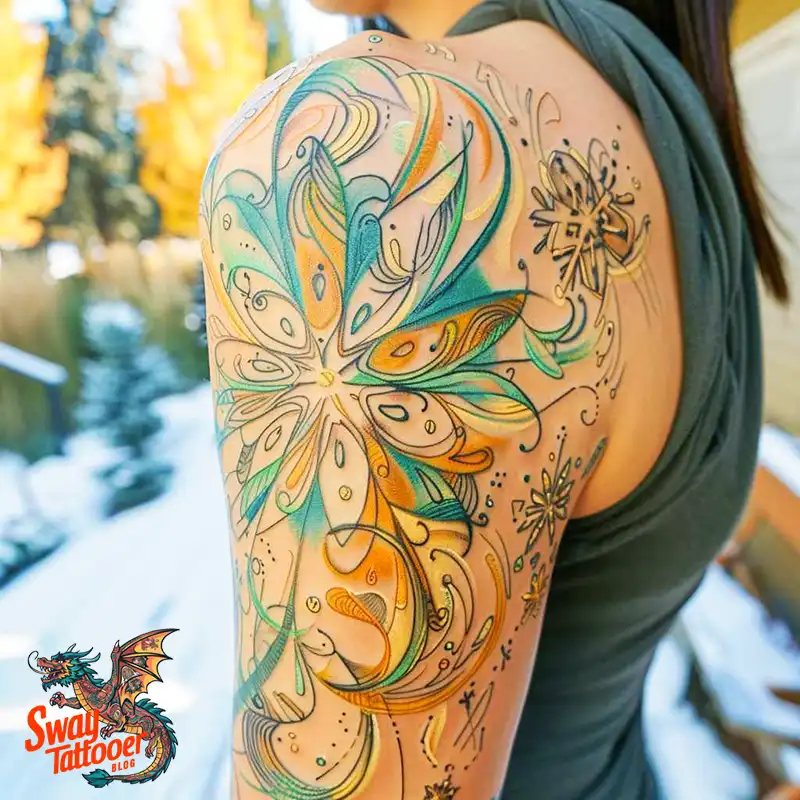 120 Snowflake Tattoo Design Ideas: Unique, Frozen Art 24 Snowflake Tattoo