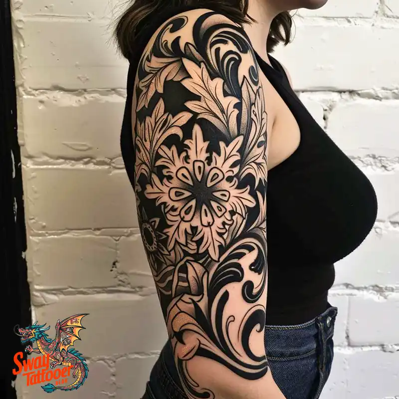 120 Snowflake Tattoo Design Ideas: Unique, Frozen Art 23 Snowflake Tattoo