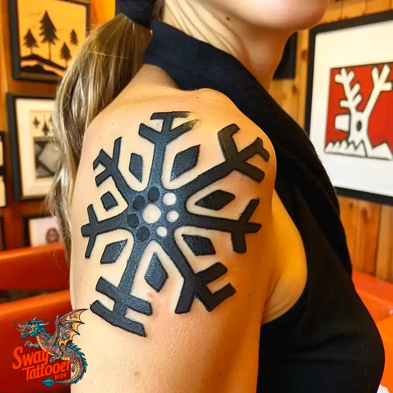 120 Snowflake Tattoo Design Ideas: Unique, Frozen Art 16 Snowflake Tattoo