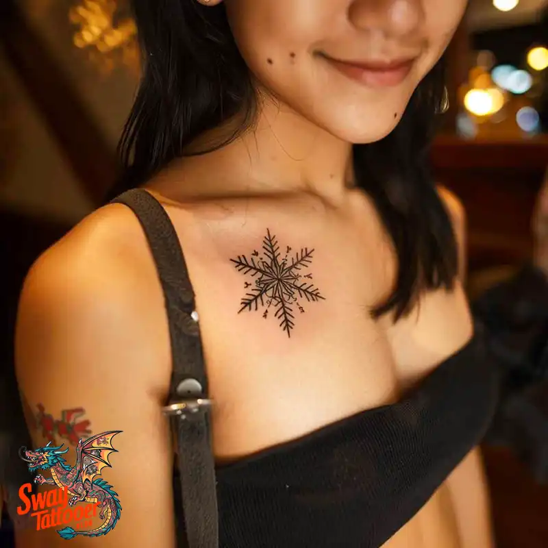 120 Snowflake Tattoo Design Ideas: Unique, Frozen Art 13 Snowflake Tattoo