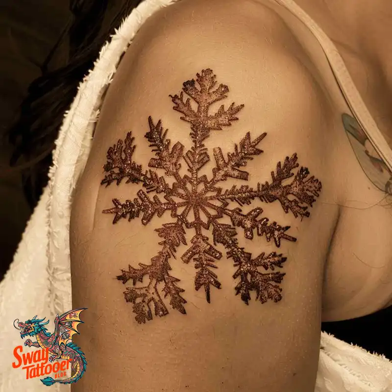 120 Snowflake Tattoo Design Ideas: Unique, Frozen Art 11 Snowflake Tattoo