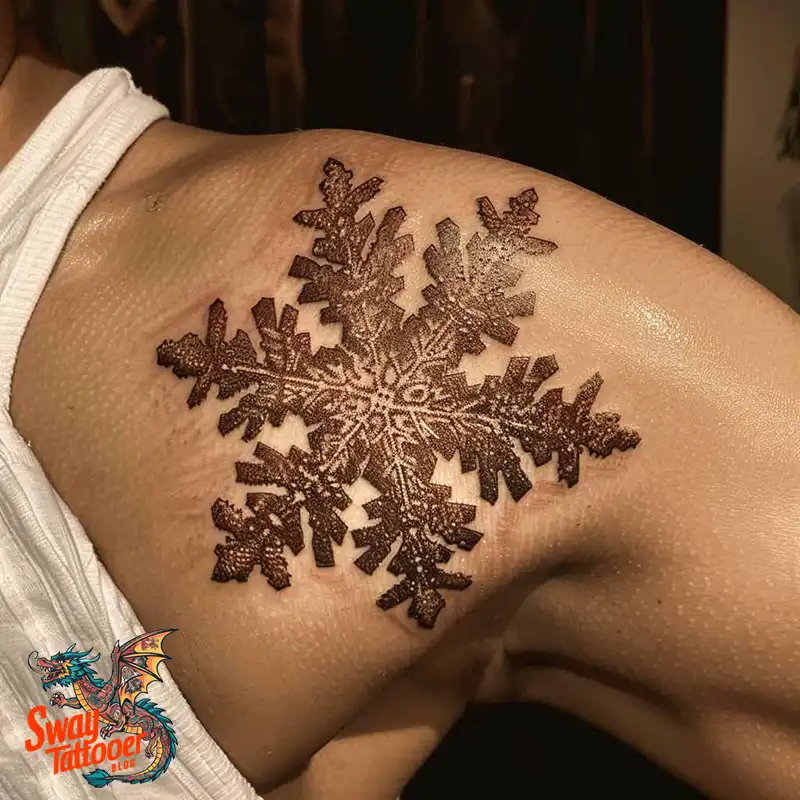 120 Snowflake Tattoo Design Ideas: Unique, Frozen Art 9 Snowflake Tattoo