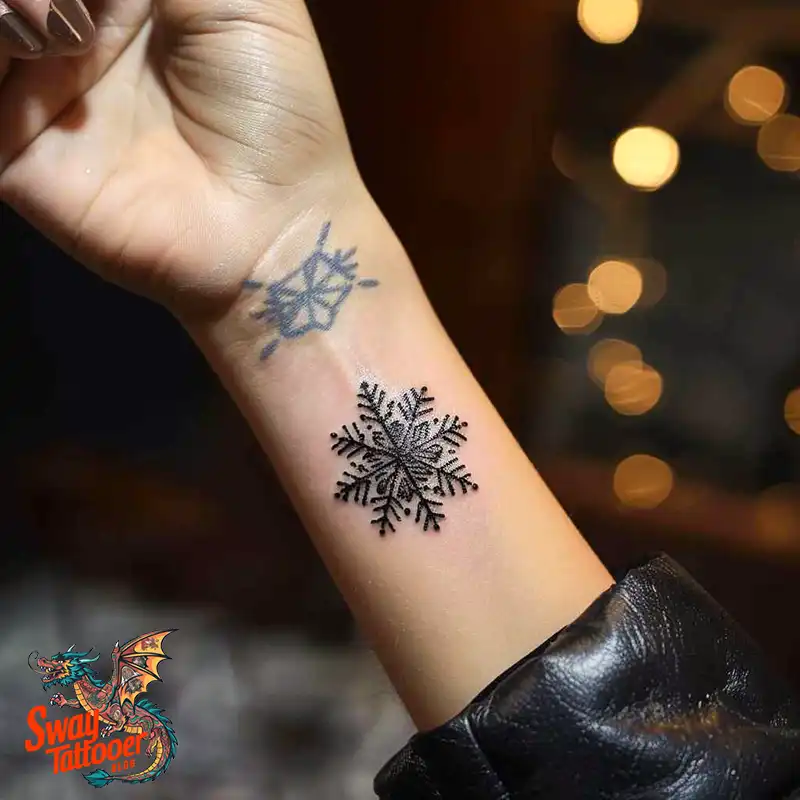 120 Snowflake Tattoo Design Ideas: Unique, Frozen Art 111 Snowflake Tattoo