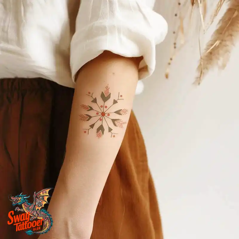 120 Snowflake Tattoo Design Ideas: Unique, Frozen Art 102 Snowflake Tattoo