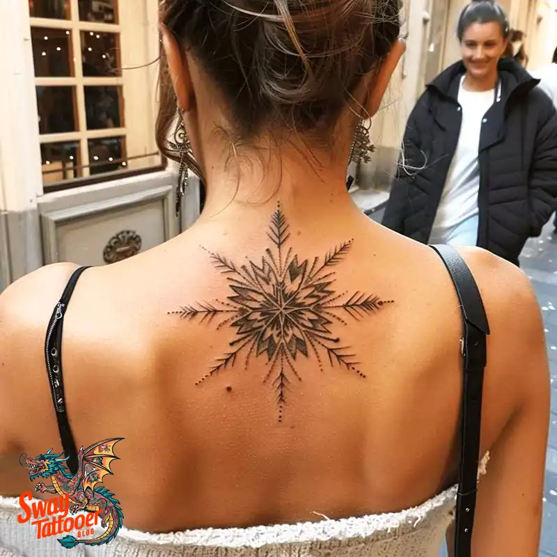 120 Snowflake Tattoo Design Ideas: Unique, Frozen Art 97 Snowflake Tattoo
