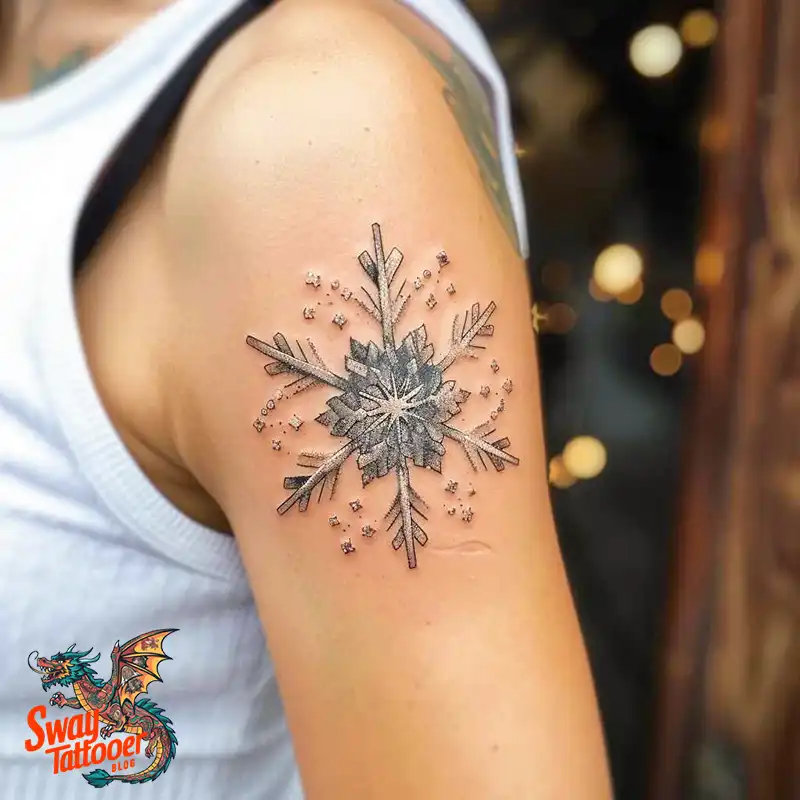 120 Snowflake Tattoo Design Ideas: Unique, Frozen Art 94 Snowflake Tattoo