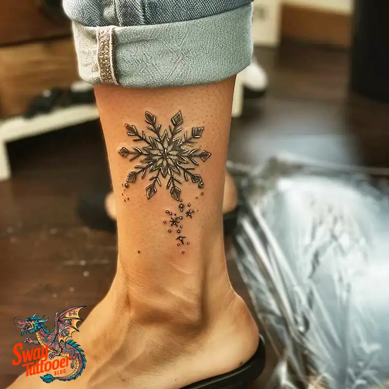 120 Snowflake Tattoo Design Ideas: Unique, Frozen Art 86 Snowflake Tattoo