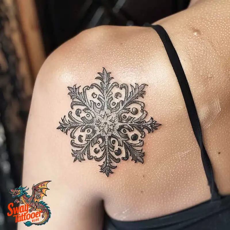 120 Snowflake Tattoo Design Ideas: Unique, Frozen Art 115 Snowflake Tattoo